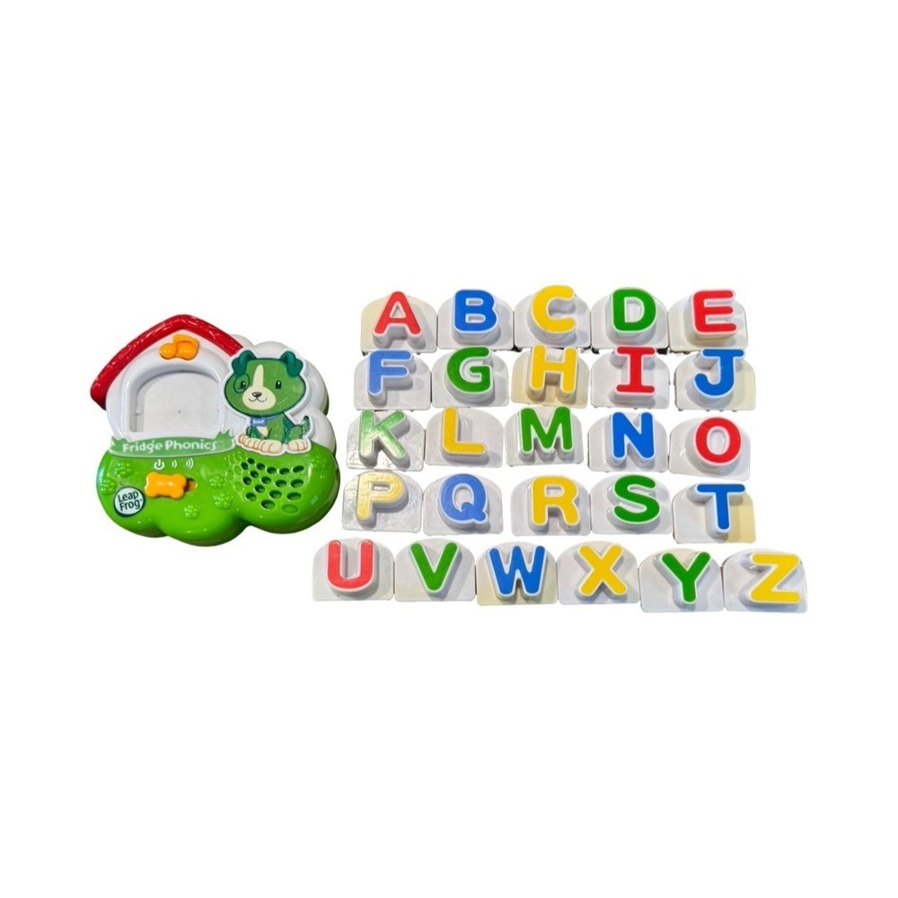 LeapFrog Fridge Phonics Magnetic Letter Set Scout Dog Alphabet Toy Complete 26pk - Picture 1 of 4